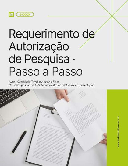 Capa do livro Requerimento de Autorização de Pesquisa